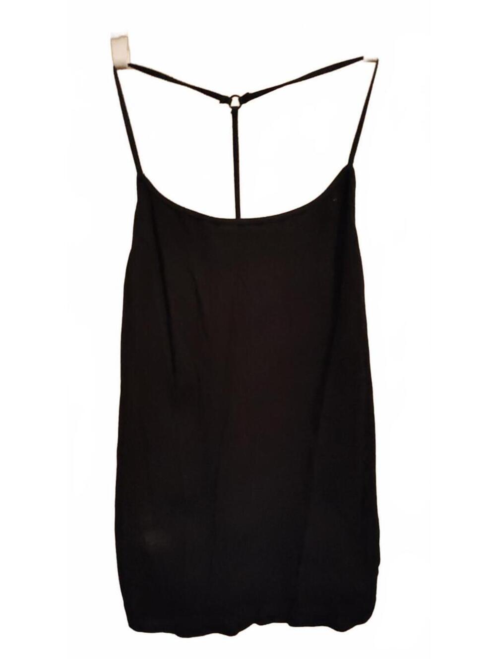 Nikibiki black spaghetti tank blouse shirt - EUC no size M?
